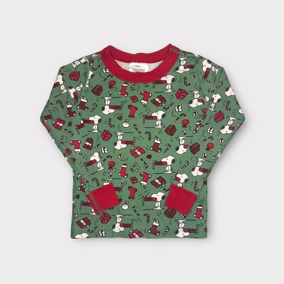 Hanna Andersson Other - Hanna Andersson x Peanuts Snoopy Holiday Organic Pajama Top